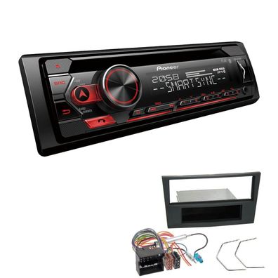 Pioneer 1-DIN Autoradio CD Bluetooth Spotify USB für Opel Astra H charcoal