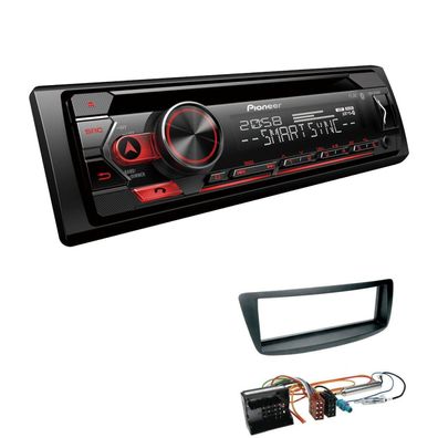 Pioneer 1-DIN Autoradio CD Bluetooth Spotify USB für Peugeot 107 2005-2014