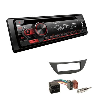 Pioneer 1-DIN Autoradio CD Bluetooth Spotify USB für Renault Laguna III ab 2007