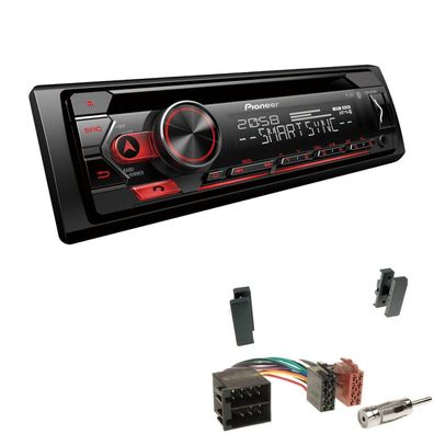 Pioneer 1-DIN Autoradio CD Bluetooth Spotify USB für Seat Leon 1999-2006 schwarz