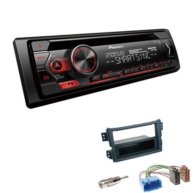 Pioneer 1-DIN Autoradio CD Bluetooth Spotify USB für Suzuki Splash 2008-2014