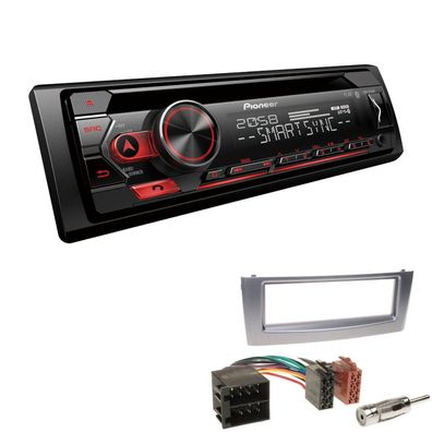 Pioneer Autoradio CD Bluetooth Spotify USB für Fiat Linea anthrazit metallic