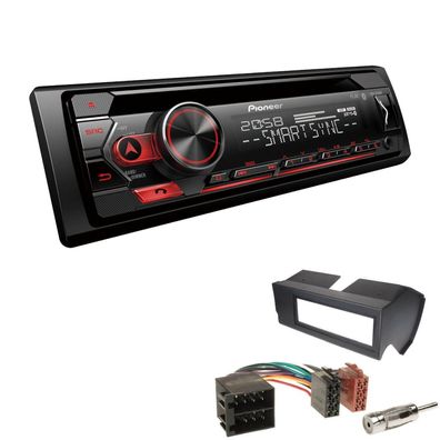 Pioneer Autoradio CD Bluetooth Spotify USB für Fiat Panda 1986-2002 schwarz