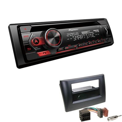 Pioneer Autoradio CD Bluetooth Spotify USB für Fiat Stilo 2001-2008 schwarz
