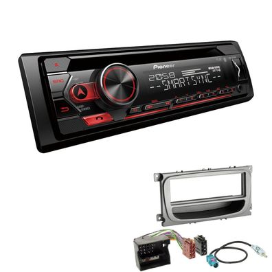 Pioneer Autoradio CD Bluetooth Spotify USB für Ford Mondeo IV 2007-2014 silber