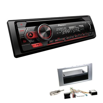 Pioneer Autoradio CD Bluetooth Spotify USB für Ford S-Max silber mit Canbus