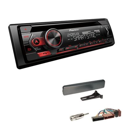 Pioneer Autoradio CD Bluetooth Spotify USB für Jaguar S-Type bis 2002 silber