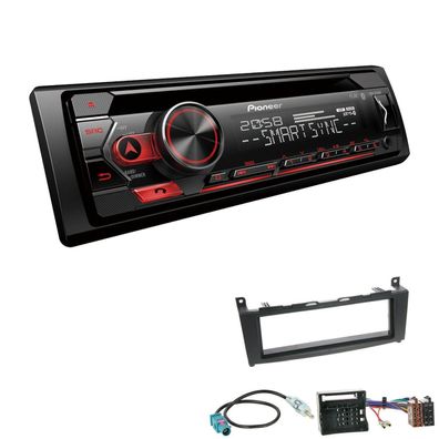 Pioneer Autoradio CD Bluetooth Spotify USB für Mercedes-Benz C-Klasse 2007-2011