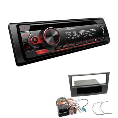 Pioneer Autoradio CD Bluetooth Spotify USB für Opel Astra H charcoal-metallic