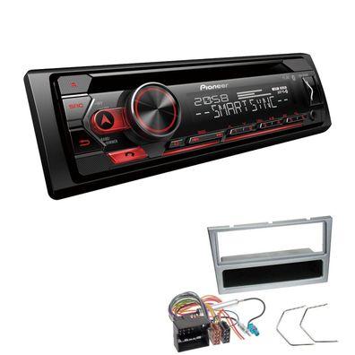 Pioneer Autoradio CD Bluetooth Spotify USB für Opel Corsa C 2004-2006 matt chrom