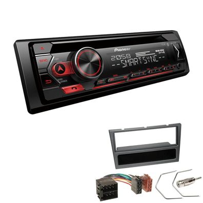 Pioneer Autoradio CD Bluetooth Spotify USB für Opel Meriva charcoal-metallic
