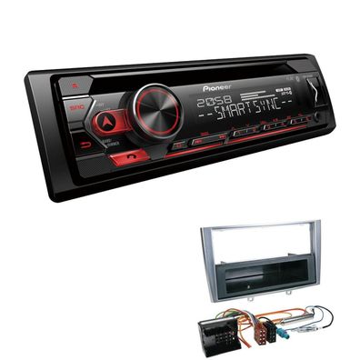 Pioneer Autoradio CD Bluetooth Spotify USB für Peugeot 308 2007-2009 silber