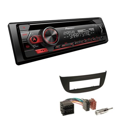 Pioneer Autoradio CD Bluetooth Spotify für Renault Twingo II 2007-2014 schwarz