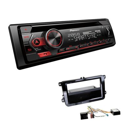Pioneer Radio USB Bluetooth für Volkswagen Passat ab 2005 piano black mit Canbus