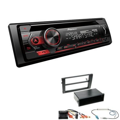 Pioneer 1-DIN Autoradio CD Bluetooth Spotify USB für Audi A4 2002-2009 schwarz
