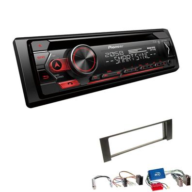 Pioneer 1-DIN Autoradio CD Bluetooth Spotify USB für Audi A4 Cabrio 2002-2006