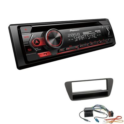 Pioneer 1-DIN Autoradio CD Bluetooth Spotify USB für Audi Q3 ab 2011 schwarz