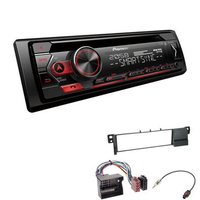 Pioneer 1-DIN Autoradio CD Bluetooth Spotify USB für BMW 3er 2001-2005 schwarz