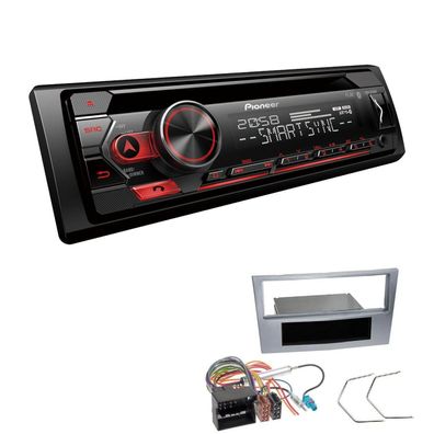 Pioneer 1-DIN Autoradio CD Bluetooth Spotify USB für Opel Astra H matt chrom