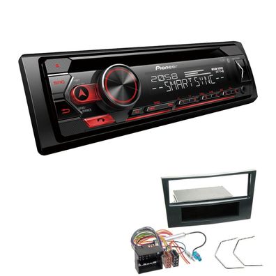 Pioneer 1-DIN Autoradio CD Bluetooth Spotify USB für Opel Corsa D stealth black