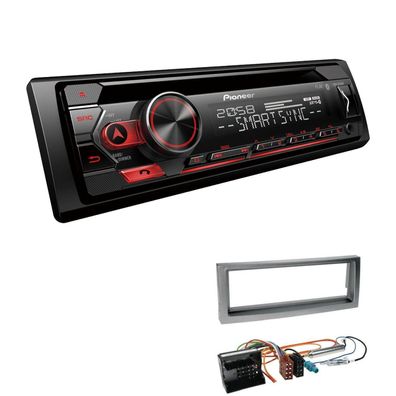 Pioneer 1-DIN Autoradio CD Bluetooth Spotify USB für Peugeot 407 anthrazit