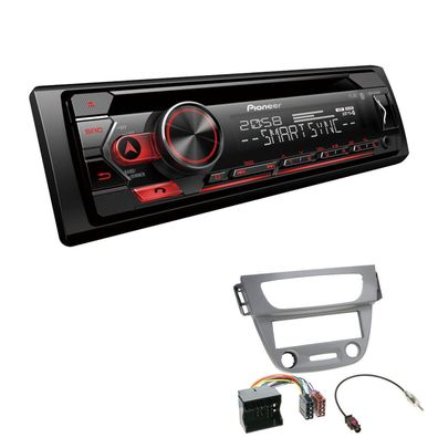 Pioneer 1-DIN Autoradio CD Bluetooth Spotify USB für Renault Fluence grau