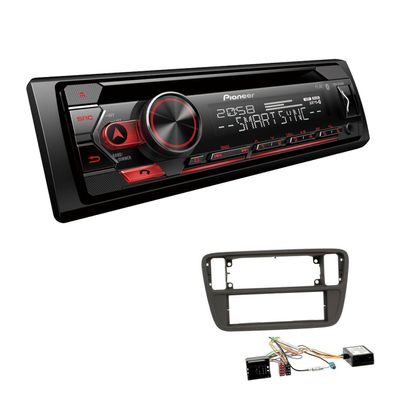 Pioneer 1-DIN Autoradio CD Bluetooth Spotify USB für Seat Mii ab 2011 mit Canbus