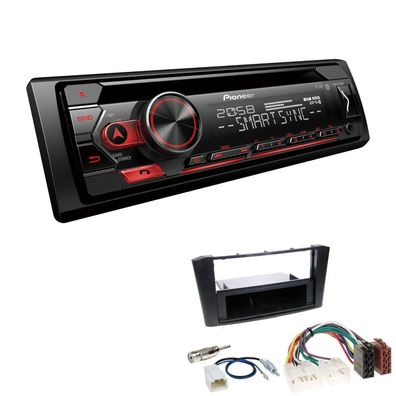 Pioneer 1-DIN Autoradio CD Bluetooth Spotify USB für Toyota Avensis 2003-2009