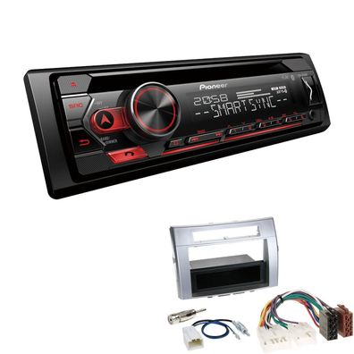 Pioneer 1-DIN Autoradio CD Bluetooth Spotify USB für Toyota Corolla Verso silber