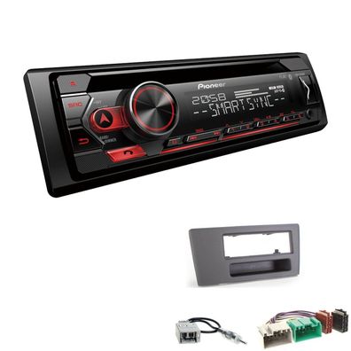 Pioneer 1-DIN Autoradio CD Bluetooth Spotify USB für Volvo V70 2000-2004 schwarz