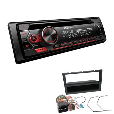 Pioneer Autoradio CD Bluetooth Spotify USB für Opel Corsa C 2004-2006 charcoal
