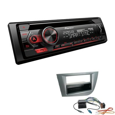Pioneer Autoradio CD Bluetooth Spotify USB für Seat Leon 2005-2009 anthrazit