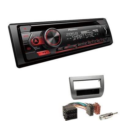 Pioneer Autoradio CD Bluetooth Spotify für Lancia Ypsilon 2003-2011 anthrazit