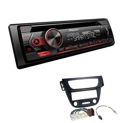 Pioneer Autoradio CD Bluetooth Spotify für Renault Megane III 2008-2014 schwarz