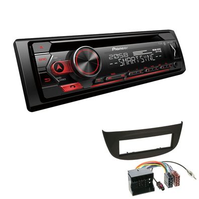 Pioneer Autoradio CD Bluetooth Spotify für Renault Twingo II 2009-2014 schwarz