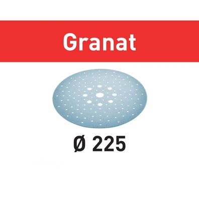 Festool Schleifscheibe STF D225/128 P180 GR/25 Granat (205660), 25 Stück