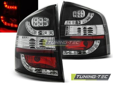 Skoda Octavia Kombi/ Combi 1Z LED Rückleuchten Schwarz-klar Bj.2004-2013 Europaw. zug