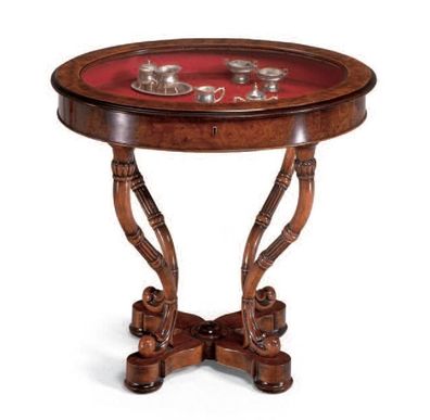 Couchtisch Holztisch Design Tische Italienischer Rundtisch Holz Beistelltisch