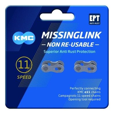 KMC Kettenverschlussglied MissingLink EPT Kompatibilität: 11-fach | SB-Verpackun