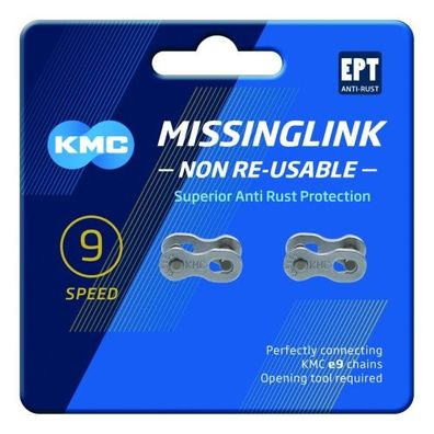 KMC Kettenverschlussglied MissingLink EPT Kompatibilität: 9-fach | SB-Verpackung