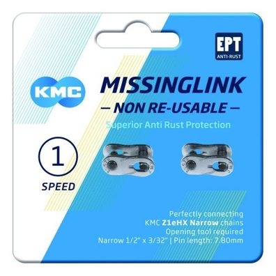 KMC Kettenverschlussglied MissingLink EPT Kompatibilität: Nabenschaltung | SB-Ve