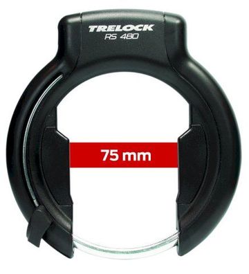 Trelock Rahmenschloss RS 480 Protect-O-Connect XL AZ schwarz | Ausführung: für B