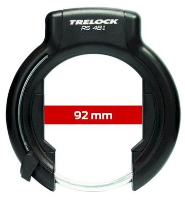 Trelock Rahmenschloss RS 481 Protect-O-Connect XXL AZ schwarz | Ausführung: für