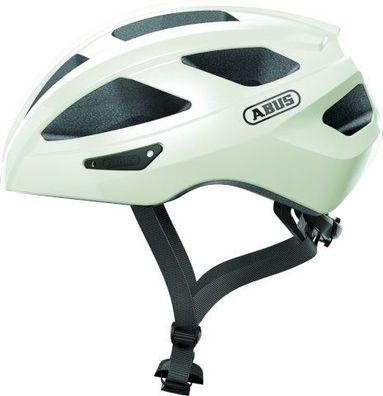 ABUS Touren-/ Cityhelm Macator Größe: L | Kopfumfang: 58 - 62 cm | pearl white