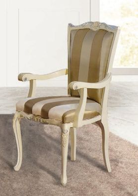 Stuhl Klassischer Design 1 Sitzer Lehnstuhl Holz Stühle Italienische Möbel Neu