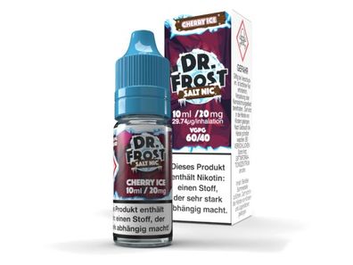 Dr. Frost - Polar Ice Vapes - Cherry Ice - Nikotinsalz Liquid 20mg/ ml