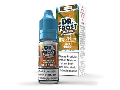 Dr. Frost - Polar Ice Vapes - Orange Mango Ice - Nikotinsalz Liquid 20mg/ ml