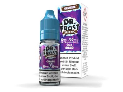 Dr. Frost - Polar Ice Vapes - Grape Ice - Nikotinsalz Liquid 20mg/ ml