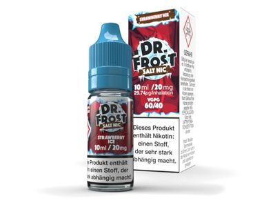 Dr. Frost - Polar Ice Vapes - Strawberry Ice - Nikotinsalz Liquid 20mg/ ml