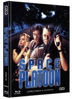 Leprechaun 4 - Space Platoon (LE] Mediabook Cover B (Blu-Ray & DVD] Neuware